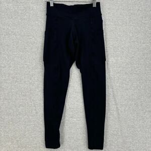 Booty Queen Leggings Womens Extra Small Black Athletic Gym Workout Pants Running